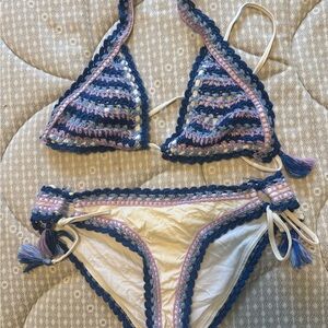Colorful Crochet Bikini Set